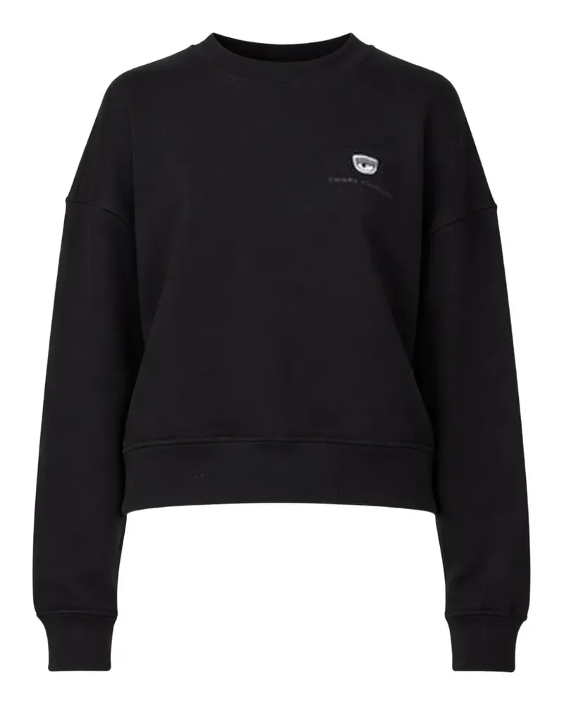 Chiara Ferragni detail-embroidered sweatshirt - Schwarz Schwarz