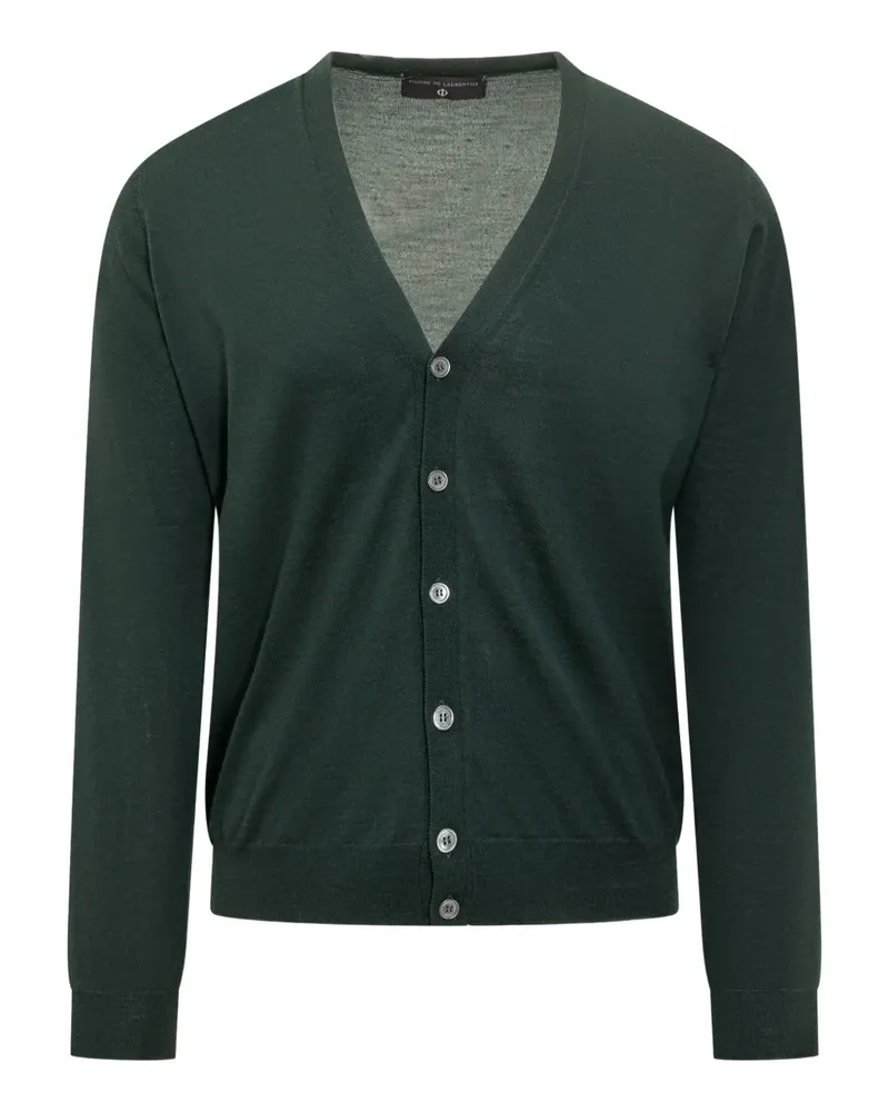 Filippo de Laurentiis Cardigan mit Knöpfen - Grün Grün