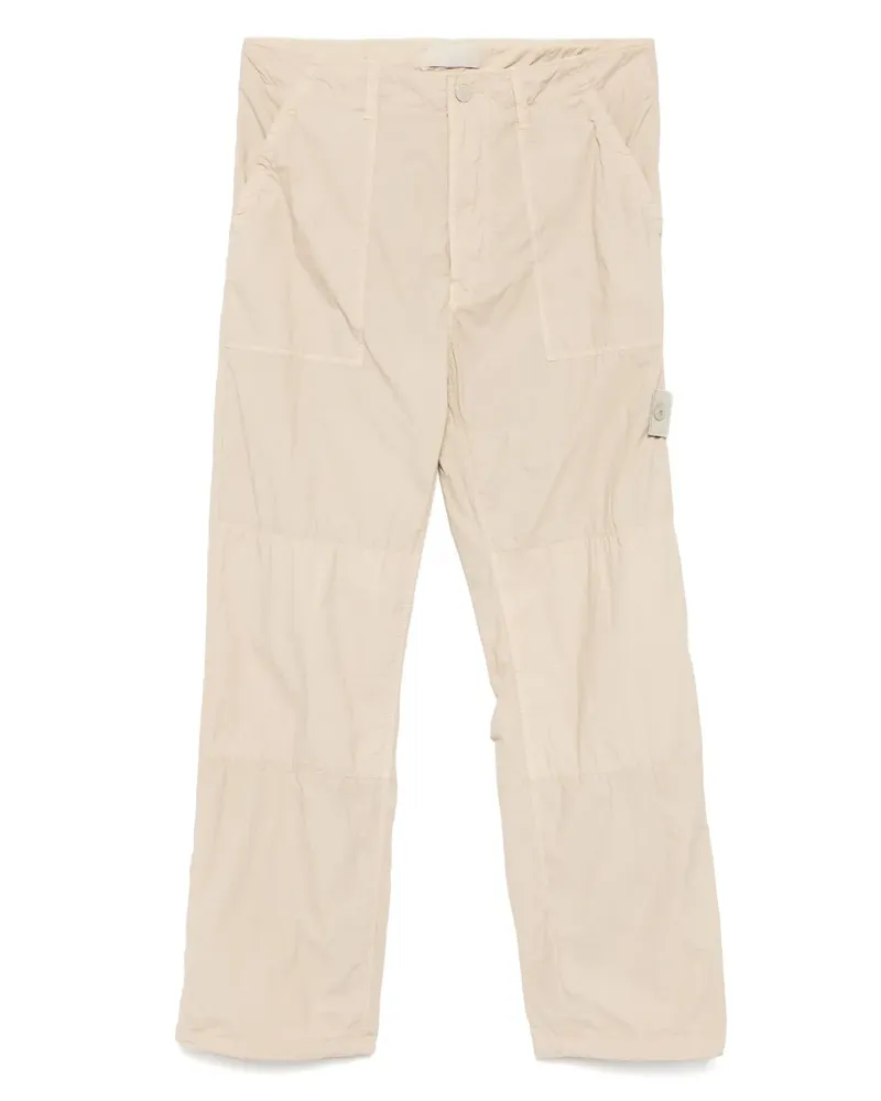 Stone Island Hose mit Kompass-Patch - Nude Nude