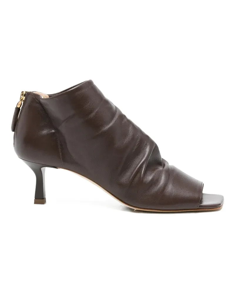 The Seller Eckige Stiefel - Braun Braun