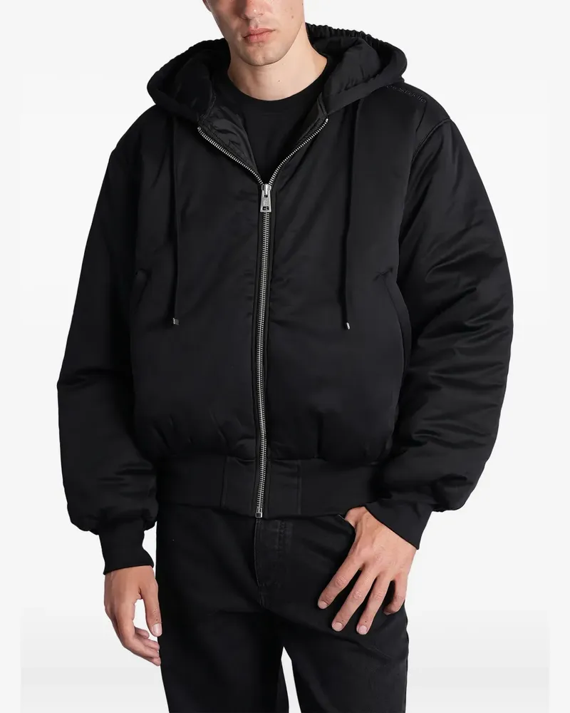Études Studio Kapuzenjacke mit Reißverschluss - Schwarz Schwarz