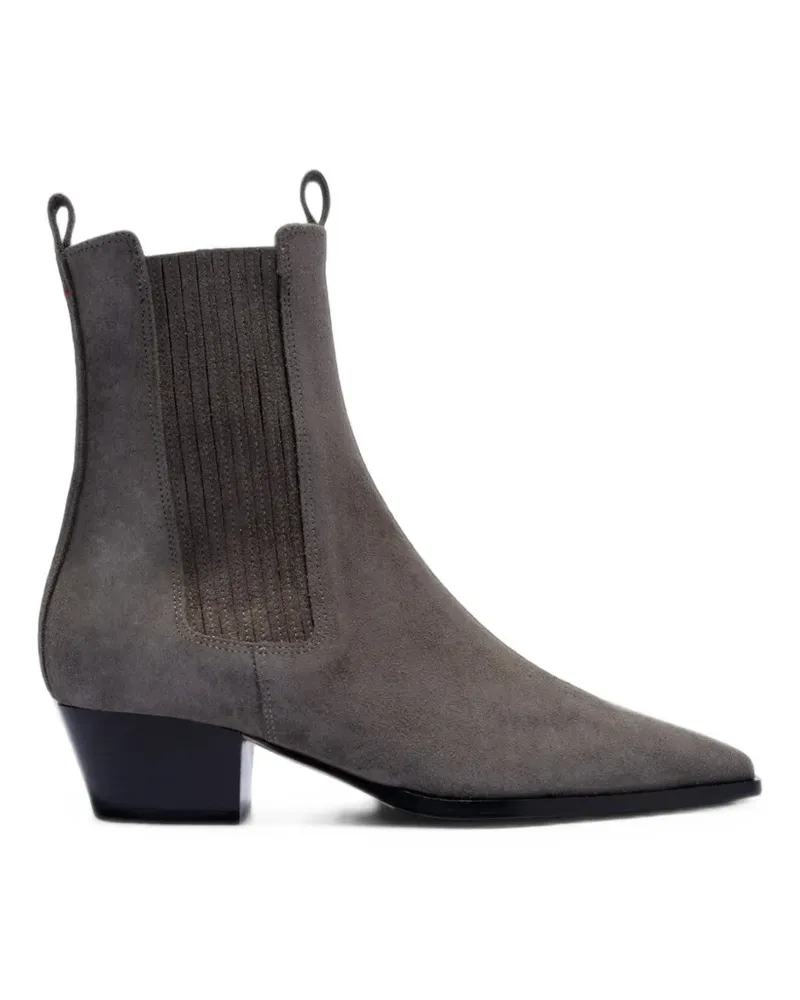 aeyde Agata suede ankle boots - Grau Grau