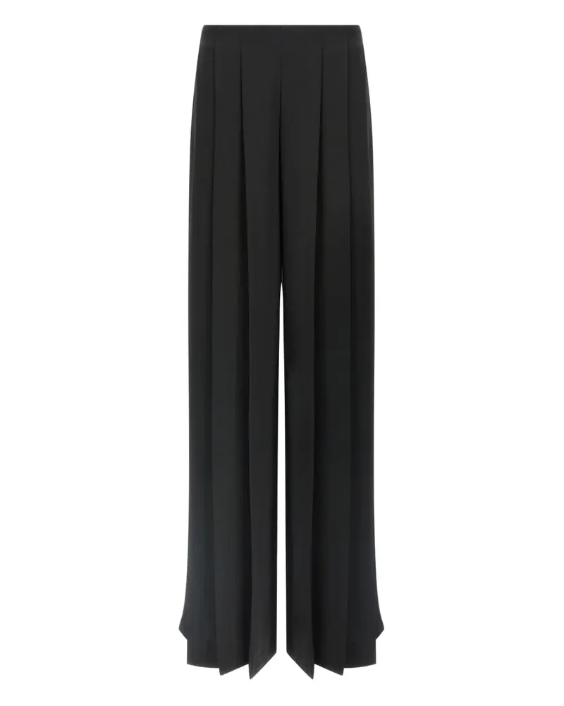 L'Agence Plissierte Hose - Schwarz Schwarz