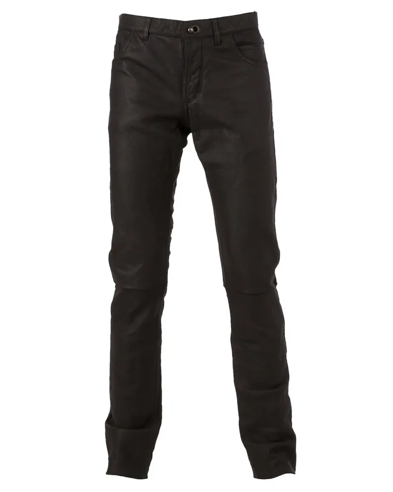 Isaac Sellam Furax' lambskin trousers - Schwarz Schwarz