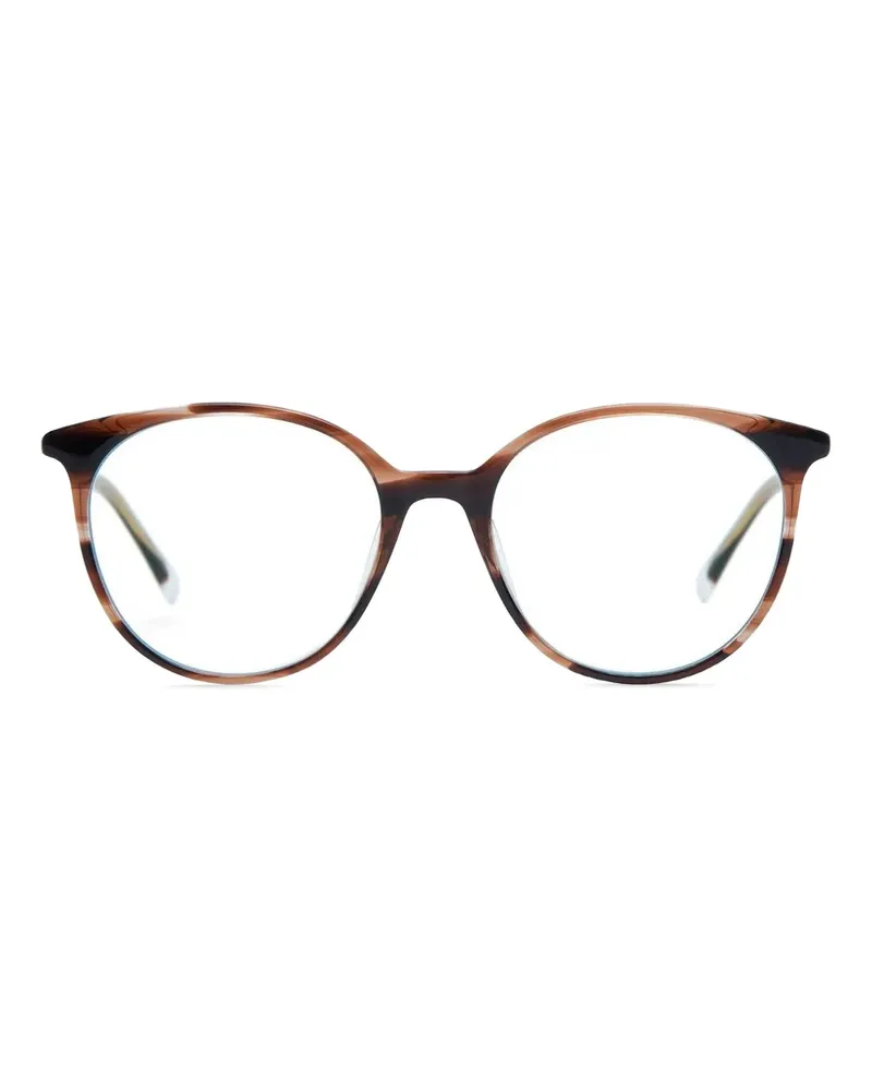 GIGI STUDIOS Brille mit rundem Gestell - Braun Braun