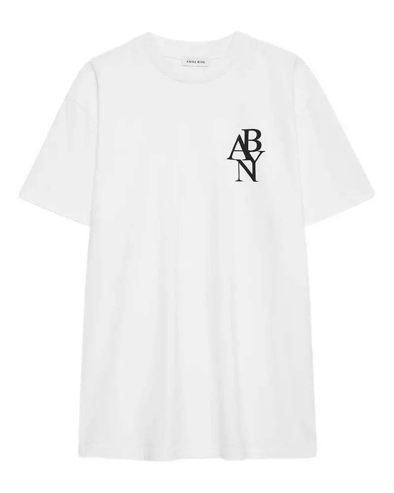Anine Bing The Walker short-sleeve T-shirt - Weiß Weiß