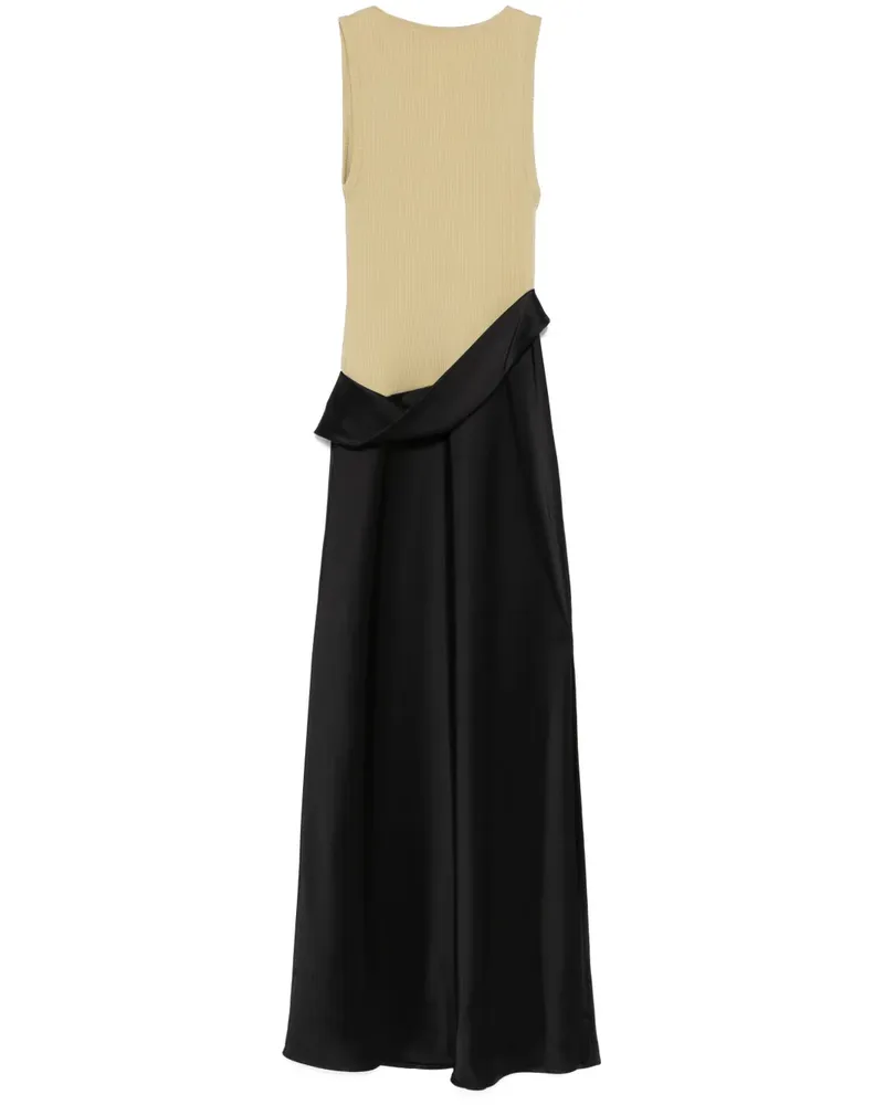 Nanushka Cobee Maxikleid - Schwarz Schwarz