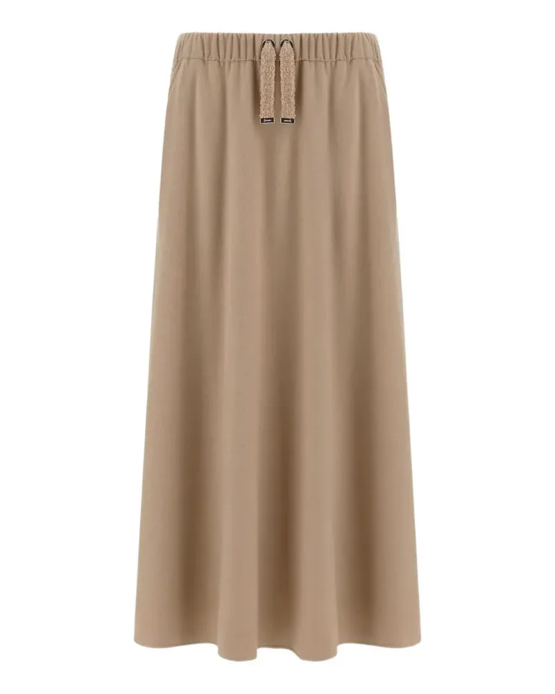 Herno Resort Maxirock in A-Linie - Nude Nude