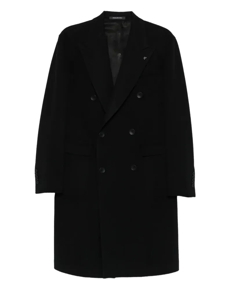 Tagliatore Doppelreihiger Mantel - Schwarz Schwarz