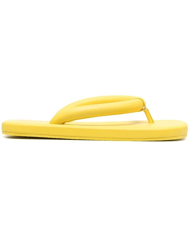 Camper Flip-Flops mit gepolsterten Riemen Gelb