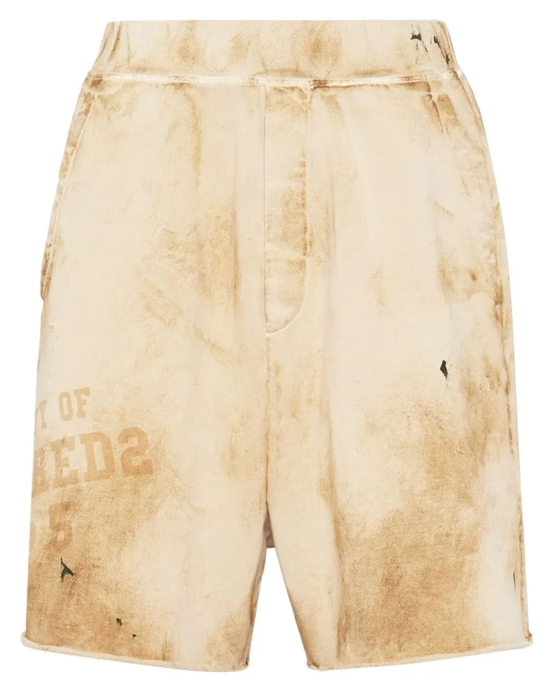 Dsquared2 Joggingshorts im Distressed-Look - Nude Nude