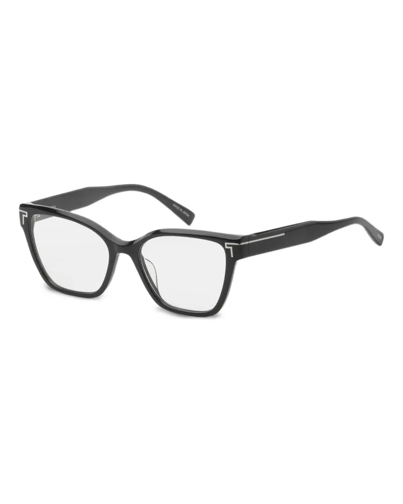 Tumi Brille mit geometrischem Gestell - Schwarz Schwarz
