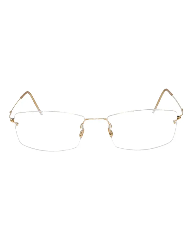Lindberg Spirit Brille mit eckigem Gestell - Gold Gold