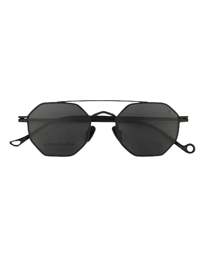 Eyepetizer Lime geometric-frame glasses - Schwarz Schwarz