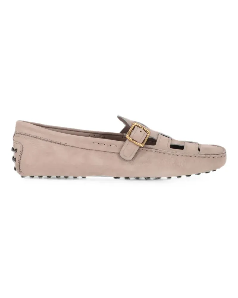 TOD'S buckle-fastening Gommino loafers - Nude Nude
