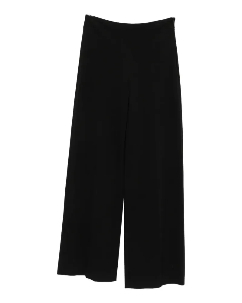 Drykorn zip-fastening wide-leg trousers - Schwarz Schwarz