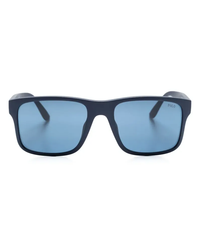 Ralph Lauren Sonnenbrille mit eckigem Gestell - Blau Blau