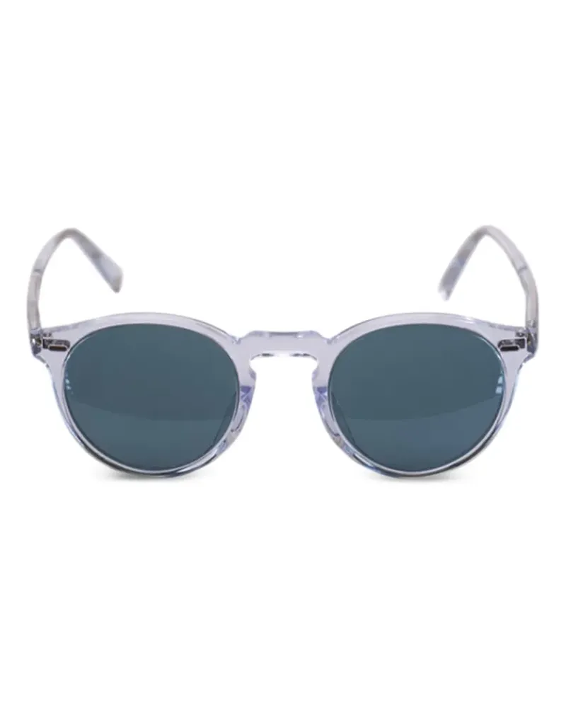 Oliver Peoples Sonnenbrille mit rundem Gestell - Grau Grau