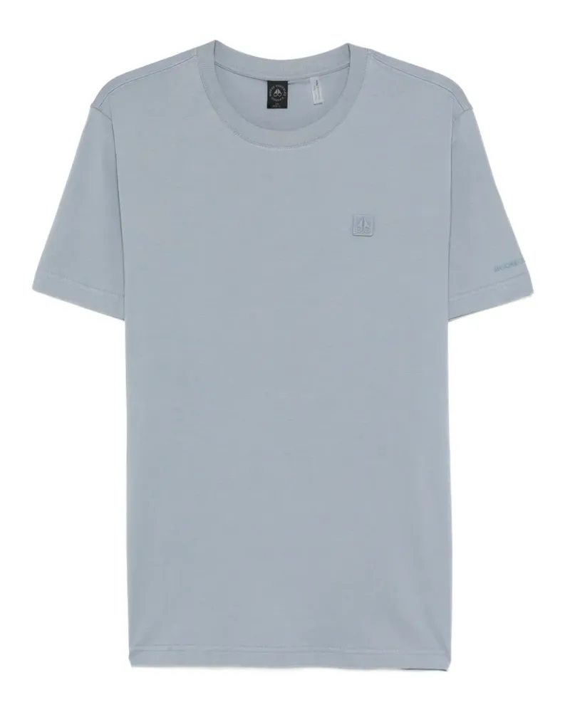 Moose Knuckles Duluth logo T-shirt - Blau Blau