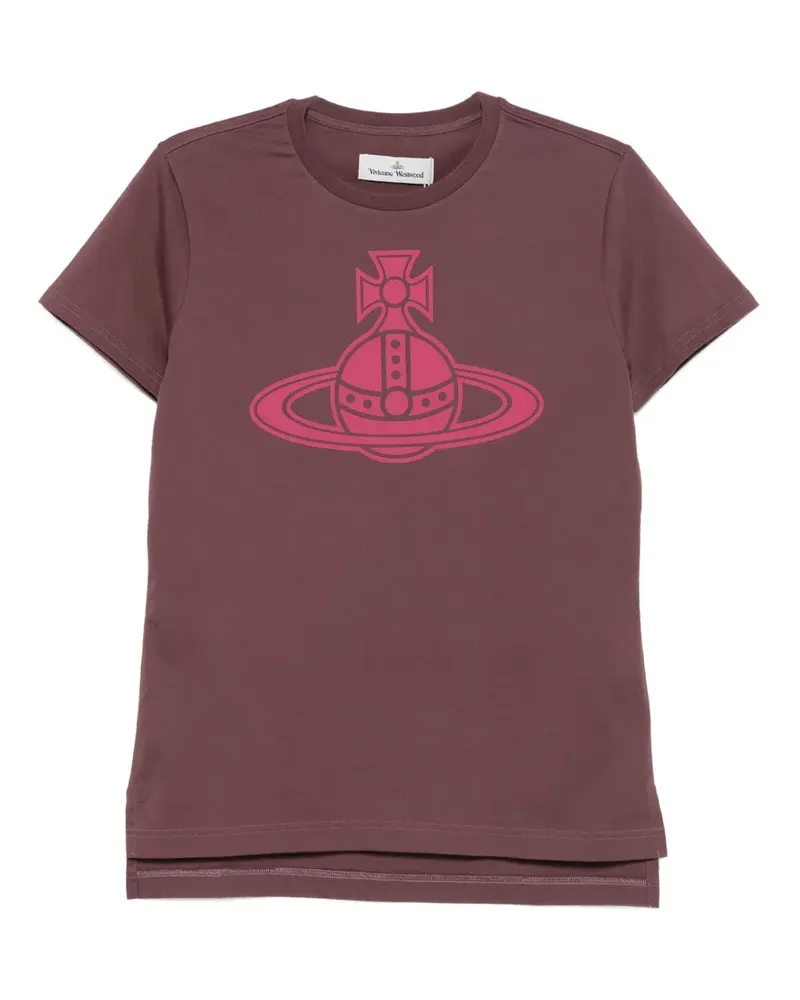 Vivienne Westwood T-Shirt mit Orb-Print - Rot Rot
