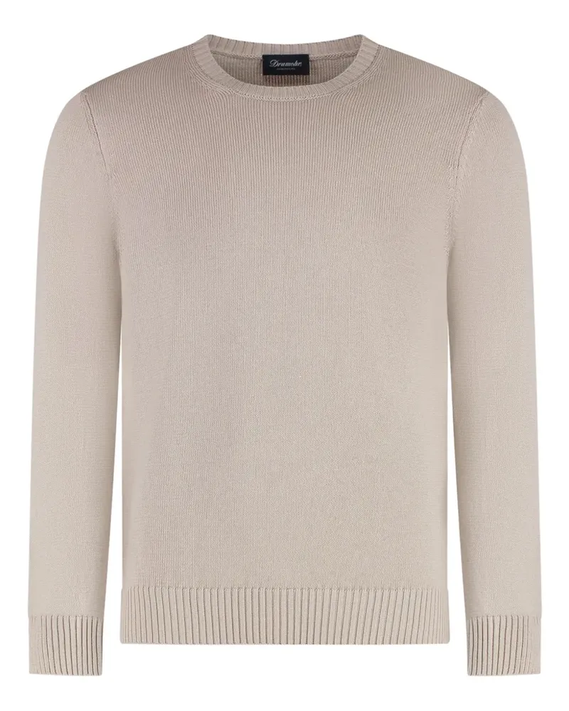 Drumohr  Pullover aus Baumwolle - Nude Nude