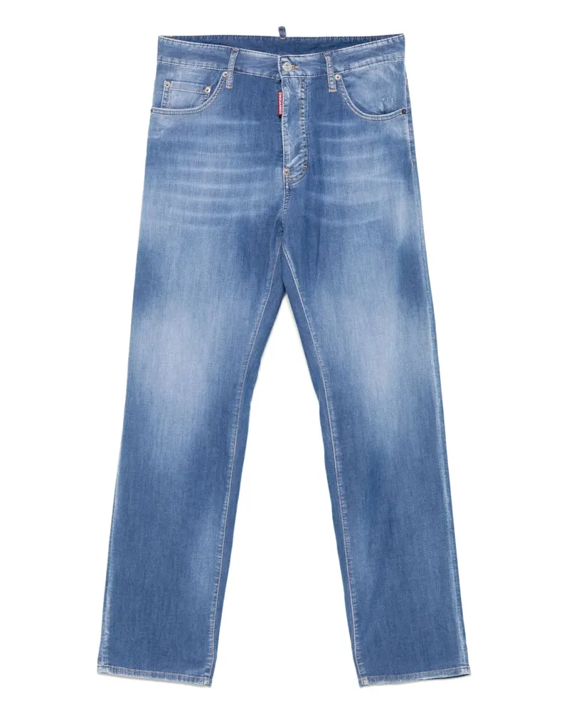 Dsquared2 Jeans mit Logo-Stickerei - Blau Blau