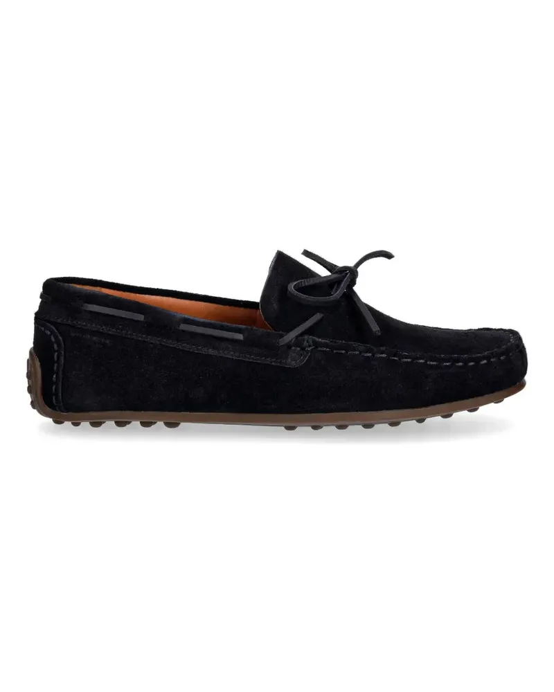 Vagabond Larissa bow-detail suede loafers - Schwarz Schwarz