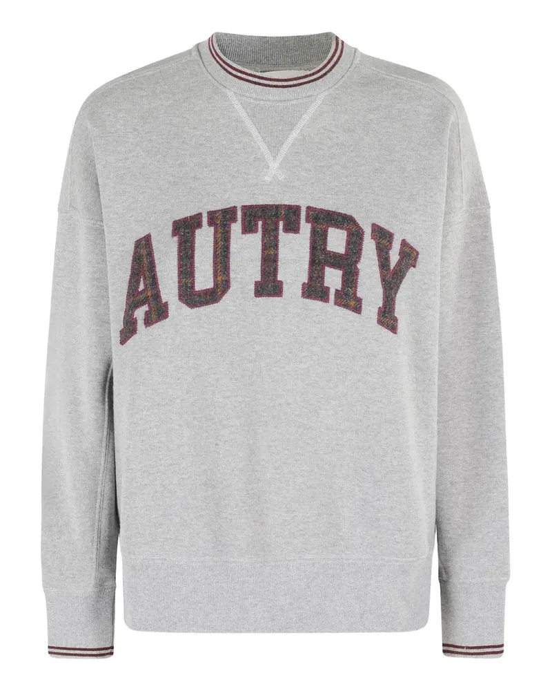 AUTRY Sweatshirt mit Logo-Stickerei - Grau Grau