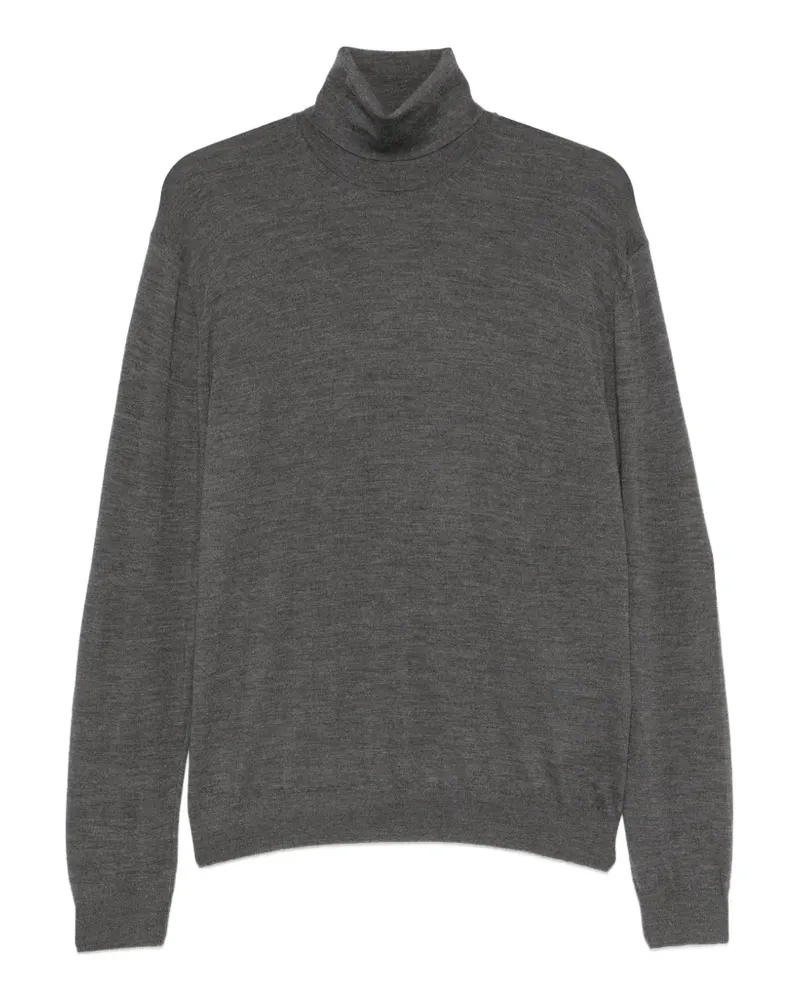 Malo Langärmeliger Rollkragenpullover - Grau Grau