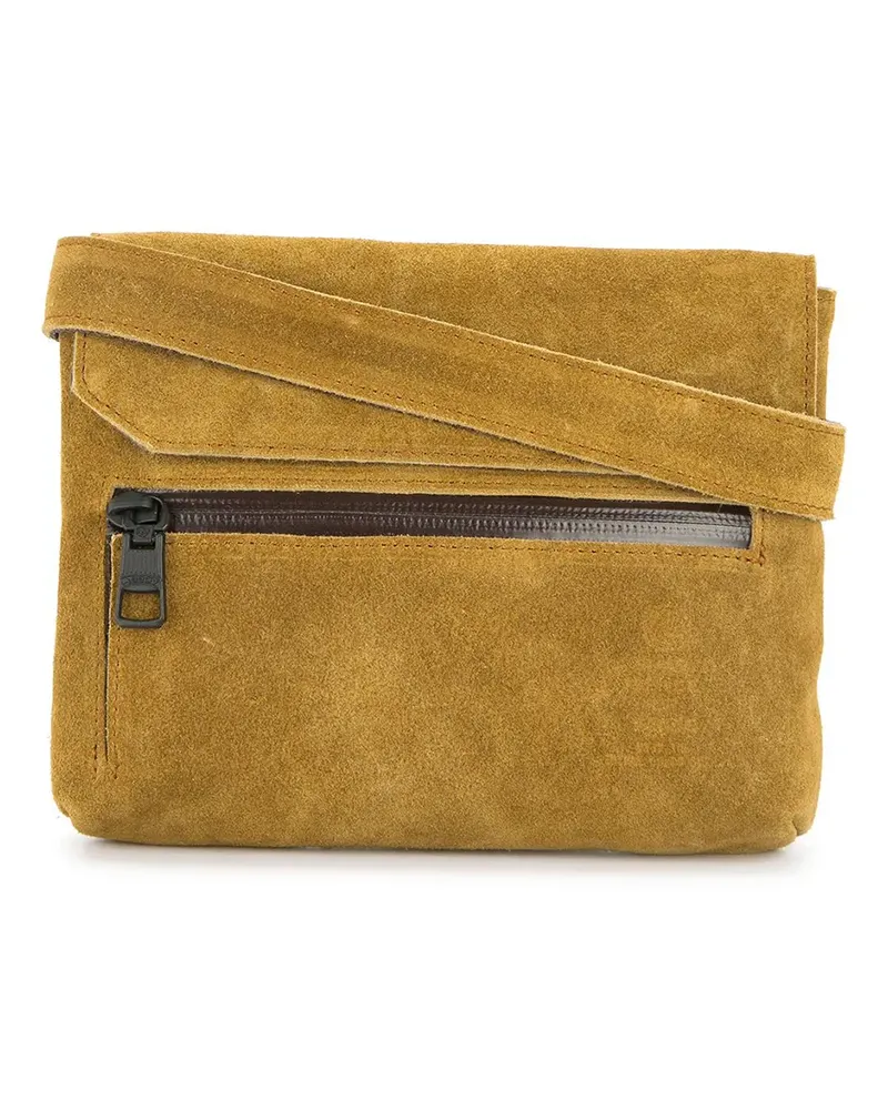 AS2OV Schultertasche aus Wildleder - Braun Braun