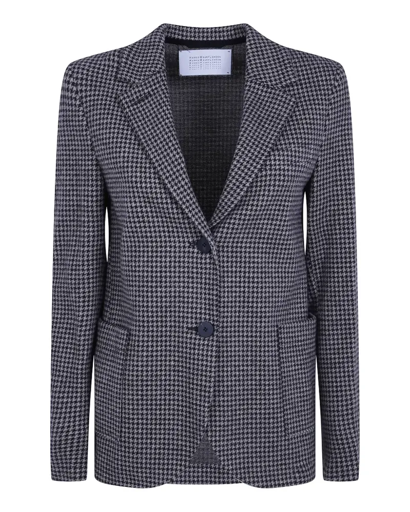 Harris Wharf London houndstooth-pattern wool blazer - Grau Grau