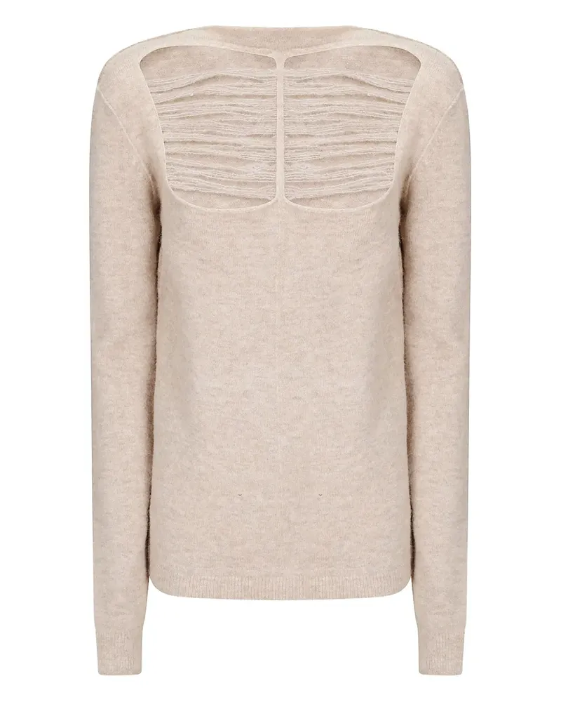 Rick Owens Rückenfreier Pullover - Nude Nude