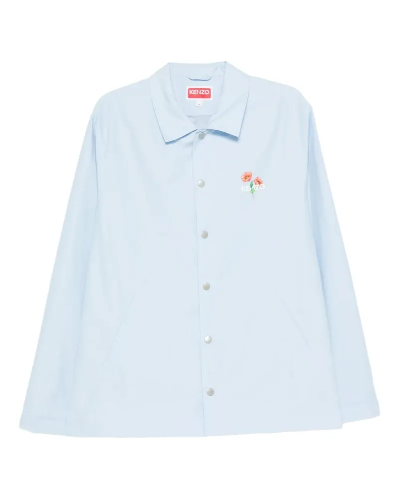 Kenzo Hemd mit Blumen-Print - Blau Blau