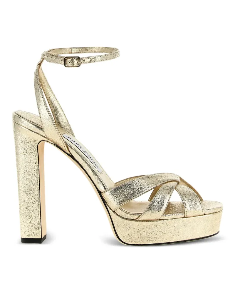 Jimmy Choo Kove Sandalen mit Plateau - Gold Gold