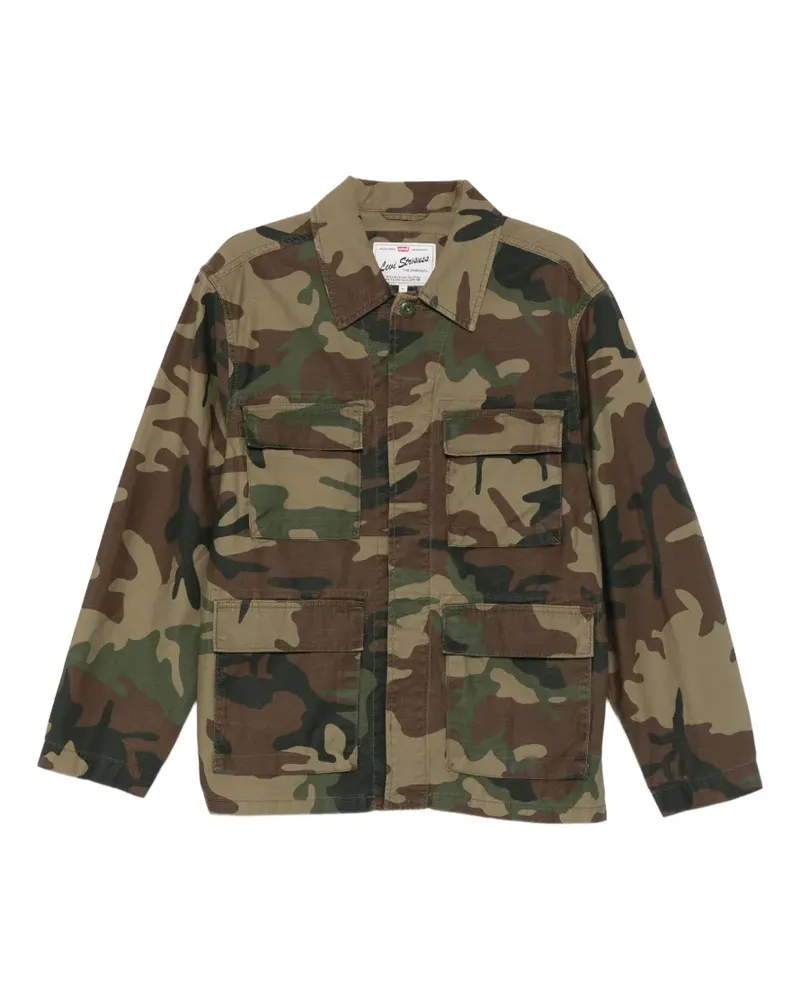 Levi's camouflage pocket jacket - Grün Grün