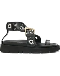 A.P.C. Sandalen mit Nieten Schwarz