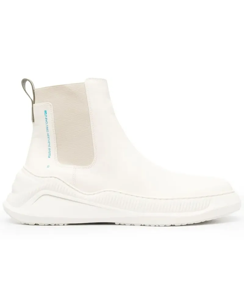 OAMC Chelsea-Boots mit runder Kappe - Weiß Weiß