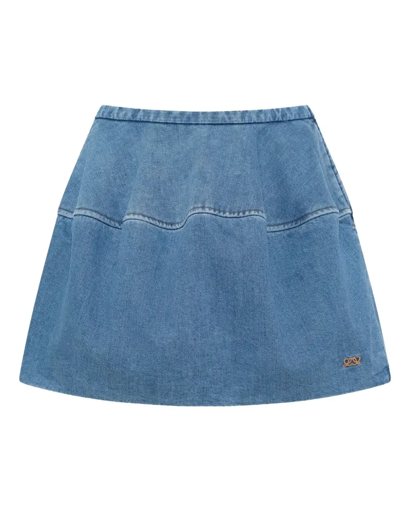 Loewe Balloon denim mini skirt - Blau Blau