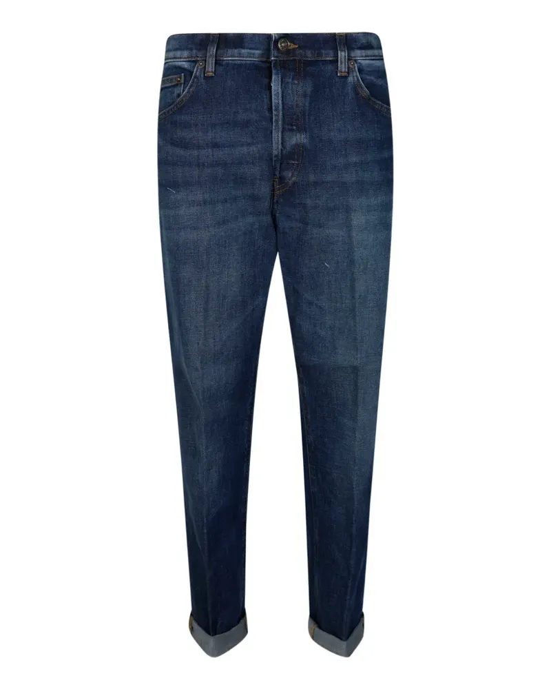 Dondup cuffed jeans friends - Blau Blau