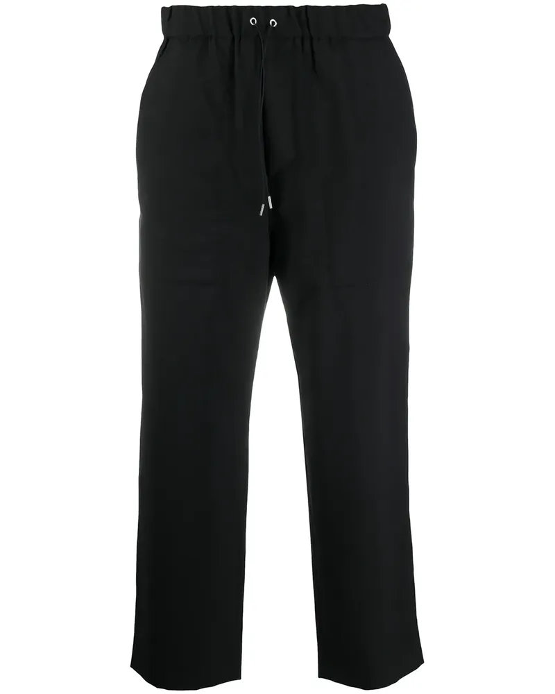 OAMC Cropped-Hose mit hohem Bund - Schwarz Schwarz