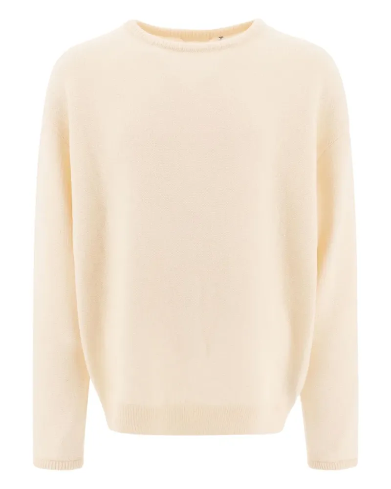 nanamica Pullover mit Rundhalsausschnitt - Nude Nude