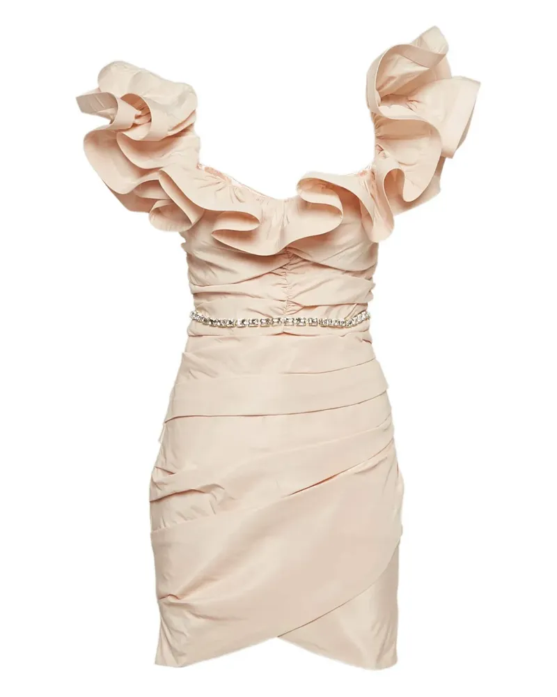 Elisabetta Franchi Kleid mit Kristallen - Rosa Rosa