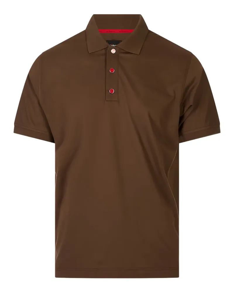 Kiton Poloshirt mit kurzen Ärmeln - Braun Braun