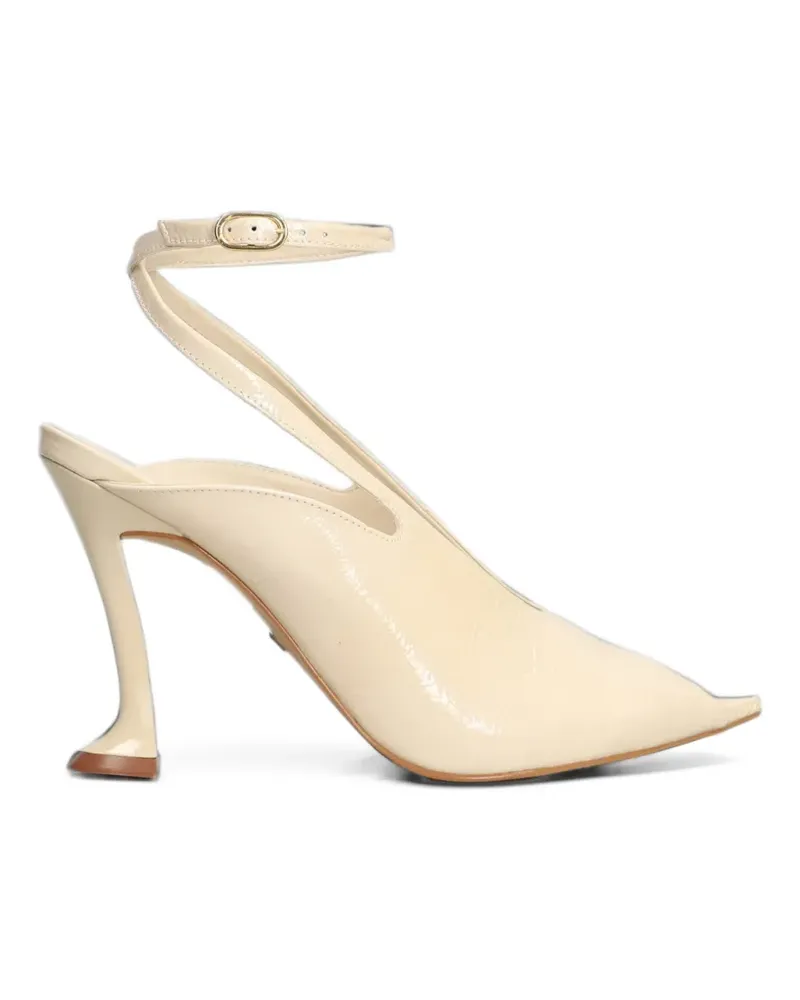 CARRANO Silhoutte Peeptoe-Sandalen - Nude Nude