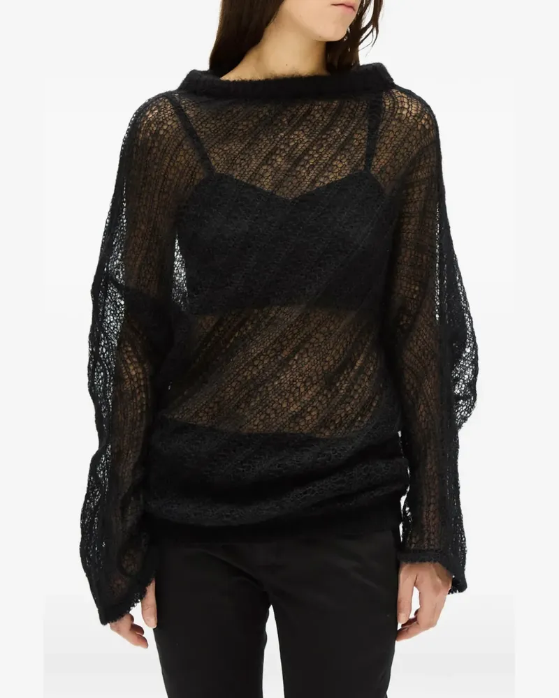 Ann Demeulemeester Christabel Pullover - Schwarz Schwarz
