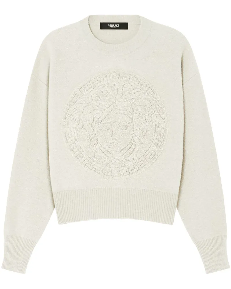 Versace Medusa Pullover - Weiß Weiß