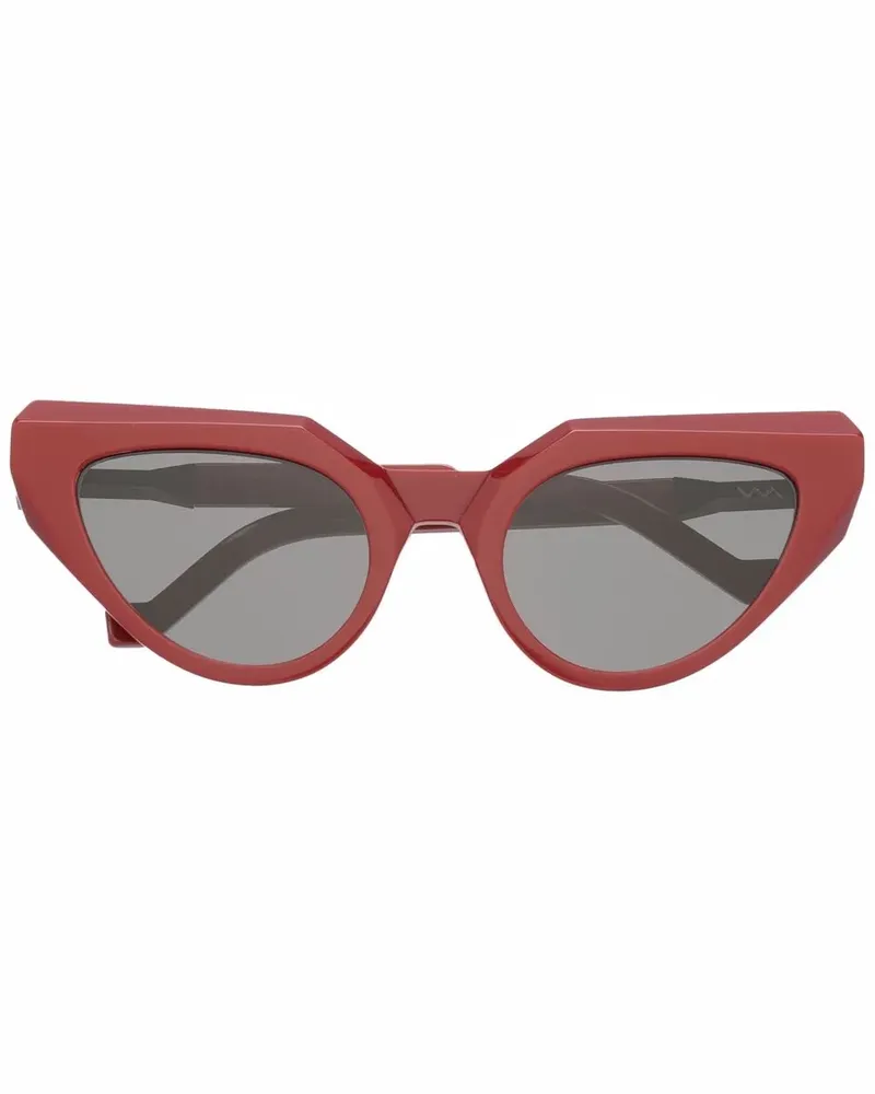 VAVA EYEWEAR Cat-Eye-Sonnenbrille mit dickem Gestell - Rot Rot