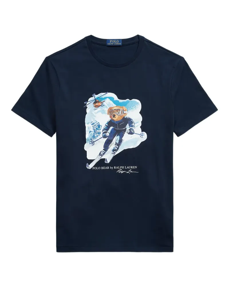 Ralph Lauren T-Shirt mit grafischem Print - Blau Blau