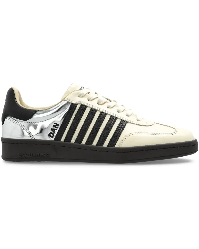 Dsquared2 Sneakers mit Kontrasteinsatz - Nude Nude