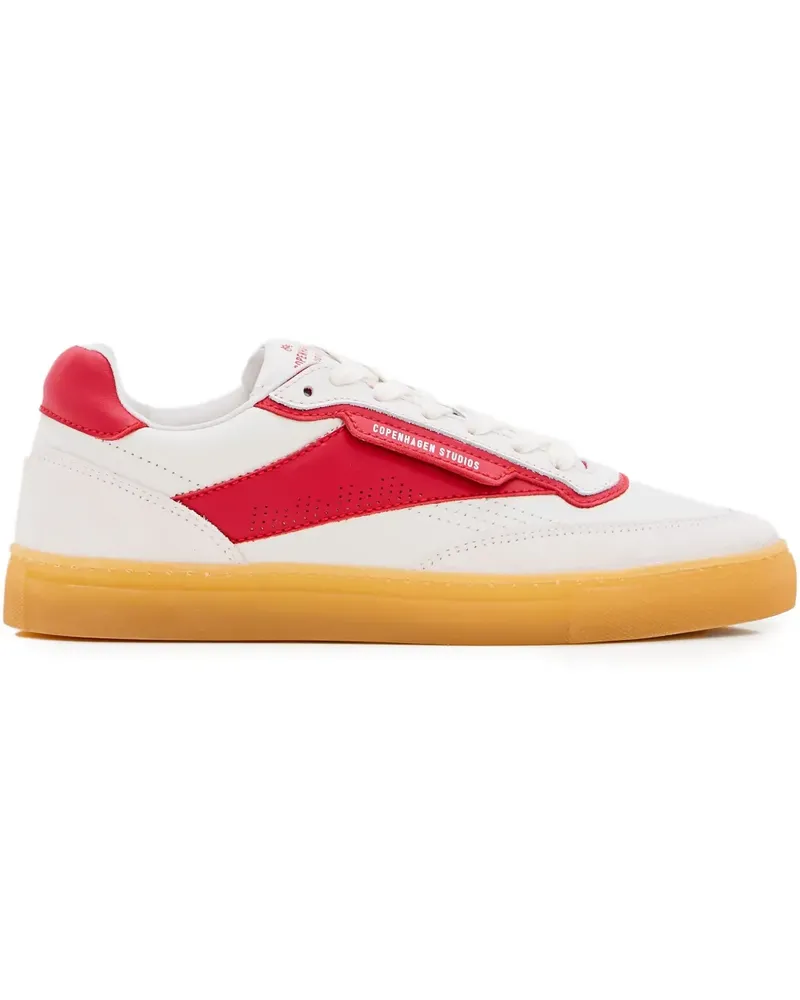 Copenhagen Sneakers mit Einsätzen - Weiß Weiß